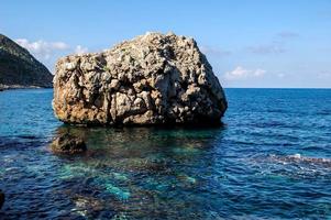 Rocks by the ocean photo