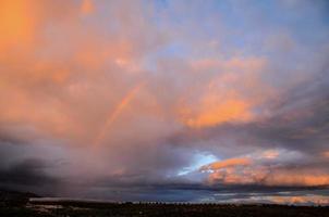 Sky over the sunset photo