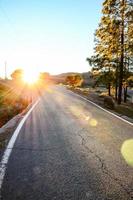 Scenic road view photo