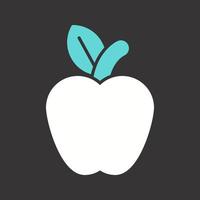 icono de vector de manzana