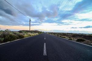 Scenic road view photo