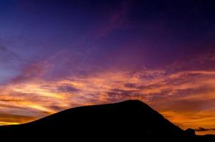 Sky over the sunset photo