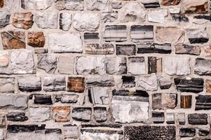 Stone wall texture background photo