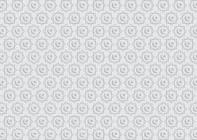 Islamic Ornament Star and Moon Pattern Banner Background vector