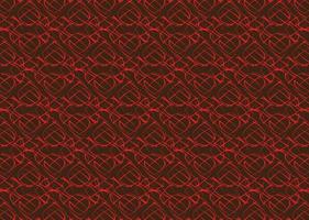 Hand Drawn of Dark Batik Texture Pattern Banner Background Vector