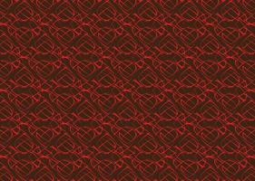 Hand Drawn of Dark Batik Texture Pattern Banner Background Vector