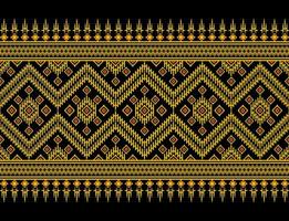 Geometric ethnic oriental seamless pattern traditional Design for background, carpet, wallpaper, clothing, wrapping, batik, fabric, Vector, illustration, embroidery style. vector