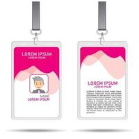 Identity Card Design vector