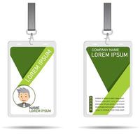 Identity Card Design vector