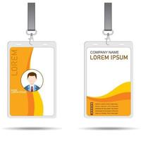 Identity Card Design vector