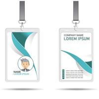 Identity Card Design vector