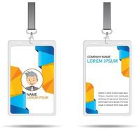 Identity Card Design vector