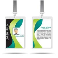 Identity Card Design vector