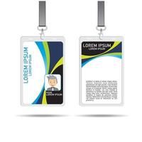 Identity Card Design vector