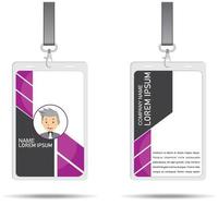 Identity Card Design vector