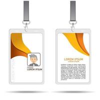 Identity Card Design vector