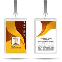 Identity Card Design vector