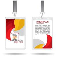 Identity Card Design vector