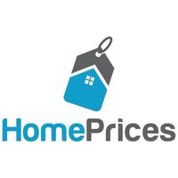 Home price logo flat design logo illustration. vector logo template isolated on white background
