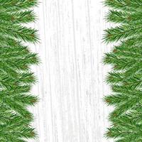 Modern abstract blank greeting card with green background with spruce branches. Vector illustration design. Christmas abstract pattern. Abstract background.