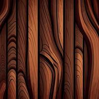 Realistic wood texture plank background, fiber texture pattern - Vector