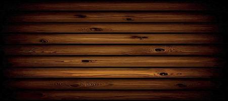 Realistic panoramic wood texture plank background, fiber texture pattern - Vector