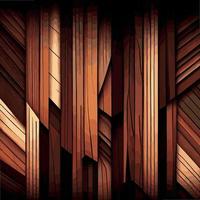 Realistic wood texture plank background, fiber texture pattern - Vector