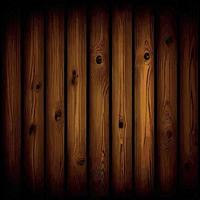 Realistic wood texture plank background, fiber texture pattern - Vector