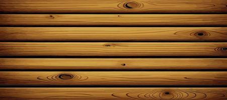 Realistic panoramic wood texture plank background, fiber texture pattern - Vector