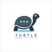 Turtle logo design icon vector