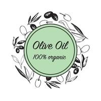 Olives arrangements in vector