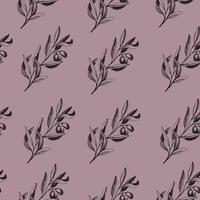 Olives seamless pattern vector