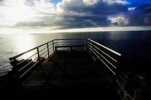 Scenic pier view photo