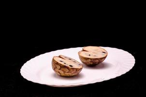 Isolated cherimoya fruit photo