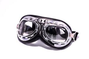 Goggles on white background photo