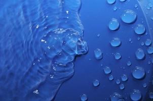 Blue Water Drops photo