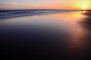 hermosa vista a la playa foto