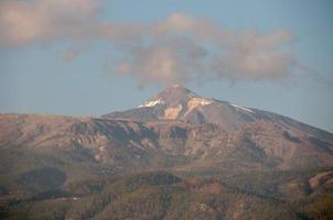 Scenic mountains view photo