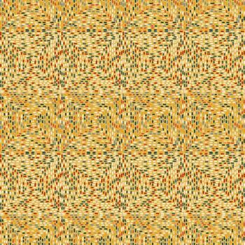 Hand drawn dash lines mosaic seamless pattern. Geometric broken line endless wallpaper. Dashes motif. Doodle style. vector