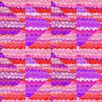 patrón sin fisuras de mosaico étnico abstracto. ornamento de mosaico de líneas de onda creativa. fondo de pantalla de línea vintage. vector