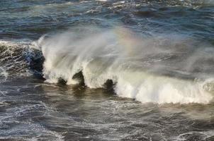 Large sea waves photo