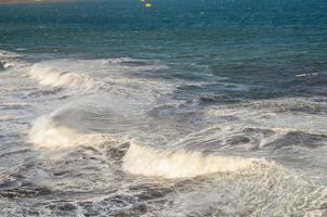 Large sea waves photo