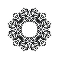 Mandala pattern design background vector illustration