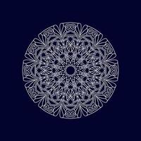 New mandala art vector illustration