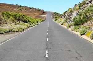 Scenic road view photo