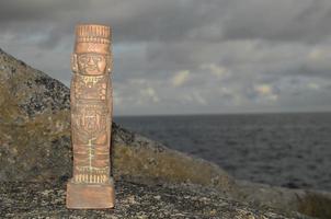 Pre Columbian miniature on the ground photo
