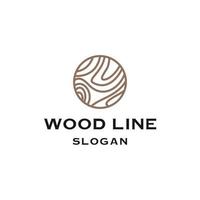 wood logo design vector template.creative wood symbol