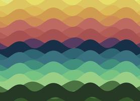 waves in lines, vivid waves background, vector abstract art