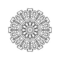 New mandala art vector illustration