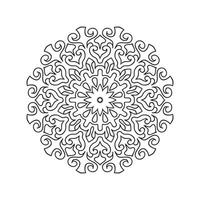 nueva flor mandala diseños vector ilustración